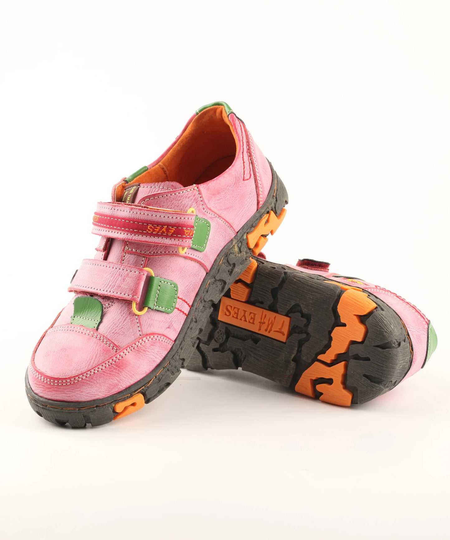 TMA EYES 2025 Autumn New Women's Casual Lace-free Leather Single Shoes For the Outdoors