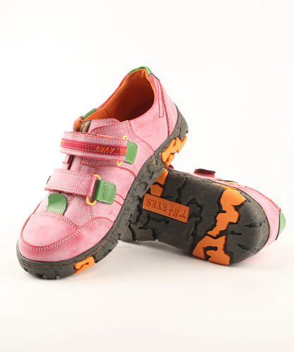 TMA EYES 2025 Autumn New Women's Casual Lace-free Leather Single Shoes For the Outdoors