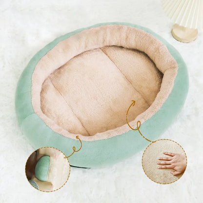 Cat & Dog Beds Oval shaped pet nest All Houses Supplies Things Habitats Basket House Beds Pet Products Cushion Goods Accessories