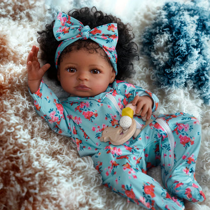 1PC Reborn Doll 20 "beautiful realistic cloth body doll, suitable for children over 3 years old, birthday gifts,