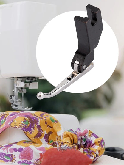 Fashion Clothes Fabric Fixed Press Foot Stainless Steel Wedding Dress Ball Fabric Special Presser Foot Sewing Machine Accessory