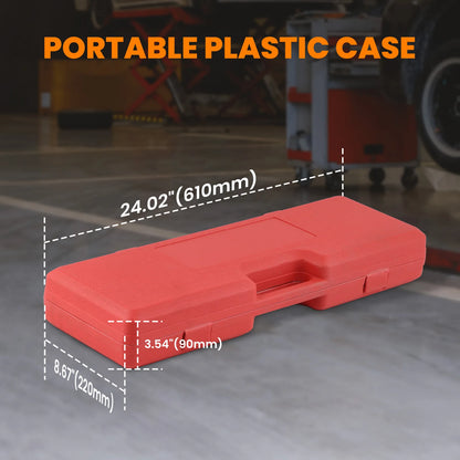 18Pcs Slide Hammer Dent Puller Auto Body Repair Bearing Axle Remover Hex Nut Tool