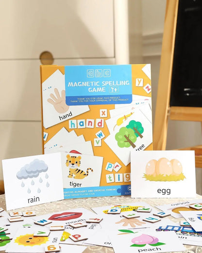 Letters and Numbers Set for Toddlers, 52Pcs Refrigerator Alphabet Magnets for Kids- Early Education Toy with English Cardboard P