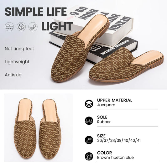 Women Summer New  Cool and Anti slip Slippers with Letter Printing Design, Casual Slippers, Sandals, Exquisite Craftsmanship