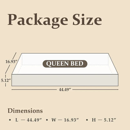 Bed Frame with Headboard and Footboard, with Under Bed Storage, All-Metal Support System, No Box Spring Needed, Easy Assembly