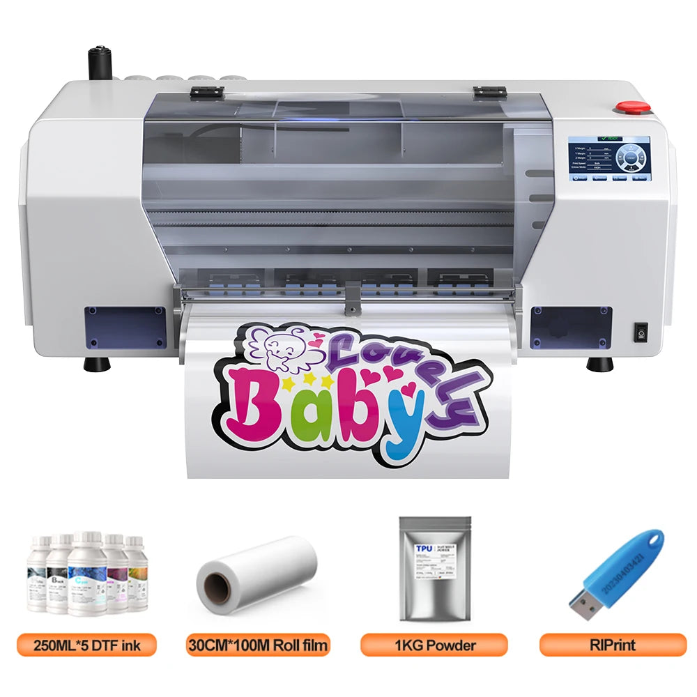 EU/US Stock A3 XP600 DTF Printer Printer Impresora A3 DTF Printer With OvenTransfer Printer Direct to Film Print T-Shirt Printer