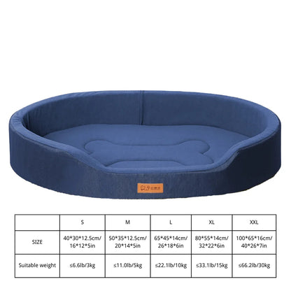 Waterproof Orthopedic Foam Dog Beds for Small Medium Large Dogs Durable Dog Sofa The Pet Bed Washable Removable Cover
