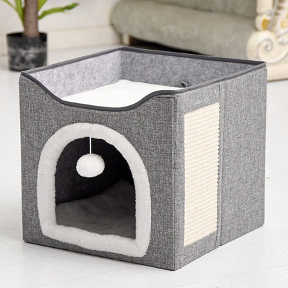 Amazon's popular three-layer warm and foldable all season universal pet cat nest
