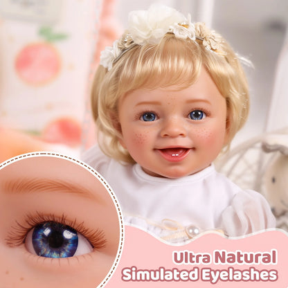BABESIDE Lifelike Reborn Baby Dolls - 20" Realistic Newborn Baby Doll Girl with Accessories Set Gift for Children Age 3+