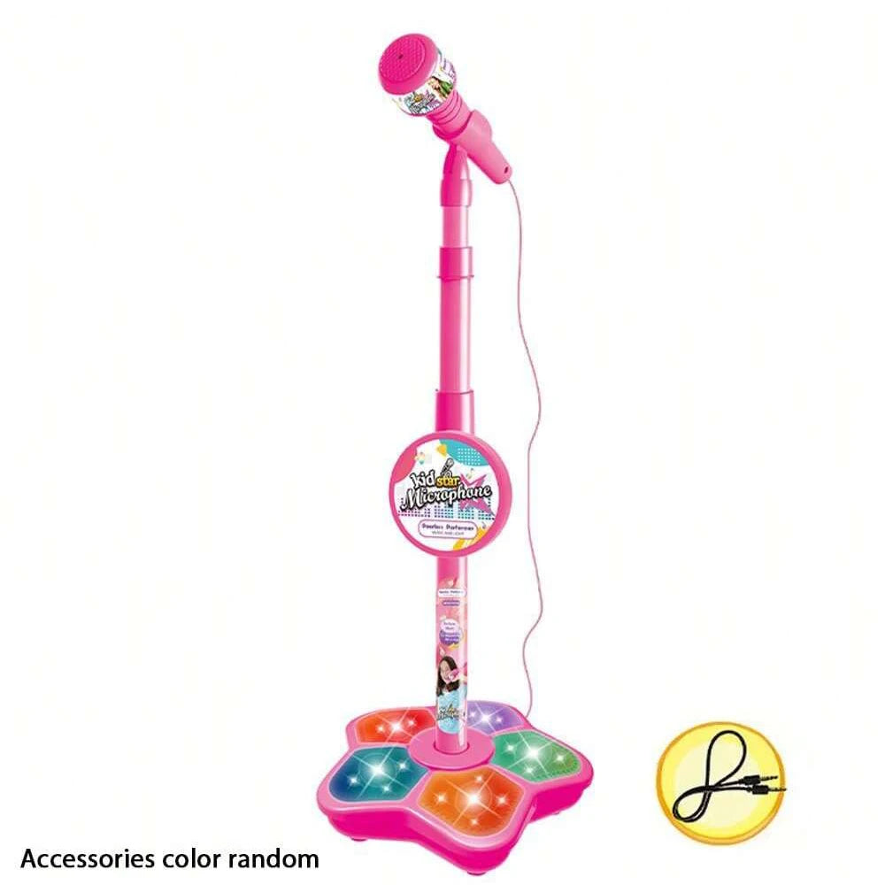 Kids Microphone Stand Toy, Portable Children's Karaoke Electronic, Durable Party Karaoke Microphone Stand, Kids Karaoke Machine