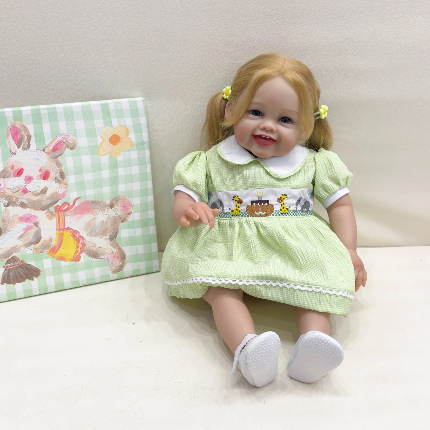 24in/61 Cm Realistic Girl Baby Reborn Doll Load Soft Vinyl Reborn Baby Doll Realistic Newborn Baby Doll Birthda