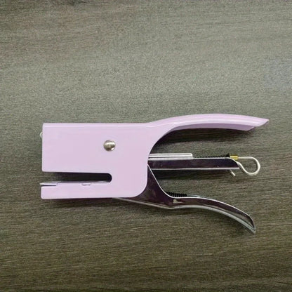 A Set Metal Hand-held Stapler No. 10 Office Stapler    No nails stapleless stapler