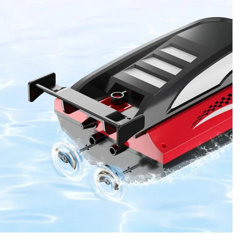RC Battery Boat Ship 2.4Ghz High-Speed Remote Control Racing Ship Water Speed Boat Child Model Kids Boys Outdoor Pool Toys Gifts