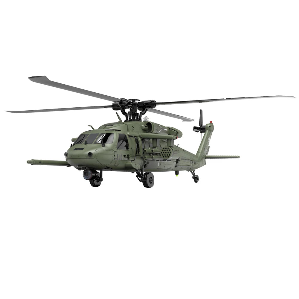 Eachine E200 EXP UH-60 SH-60 MH-60 2.4G 6CH 6-Axis Gyro Optical Flow Localization Dual Brushless Motor Flybarless RC Helicopter
