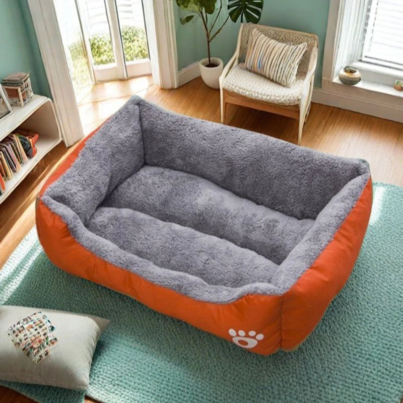 Colorful Warm Dog Kennel, Pet Mattress, Comfortable and Breathable Sleeping Bed for Large, Medium and Small Dogs