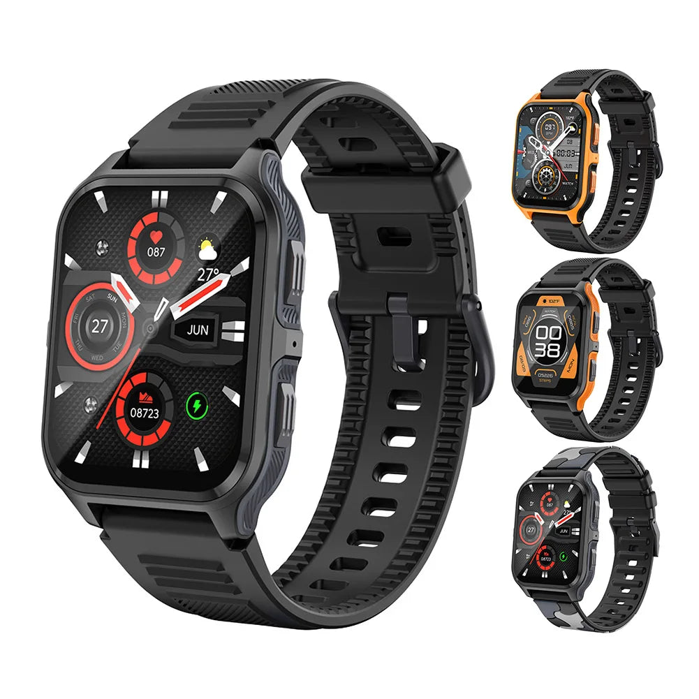 P73 Smart Watch 3ATM Waterproof Smart Fitness Tracker 100+ Sports Modes Smartwatch with Heart Rate Sleep Monitor for iOS Phone