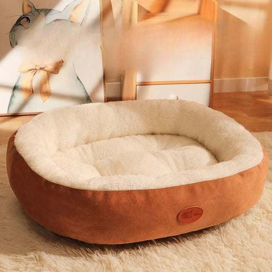 Thickened warm nest for autumn and winter pet nest dog nest mat cat nest large and small dog plush all season universal pet bed