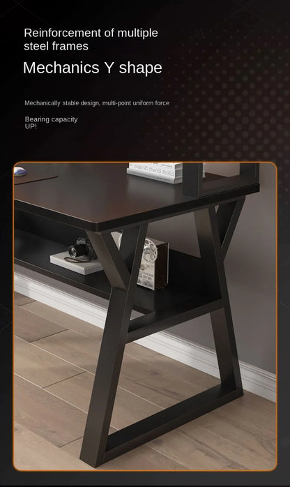80/100cm home Child/adult living room office pc desksimple  study desk table Storage computer table With bookshelf