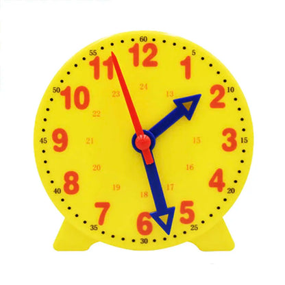 Children Montessori Clock Early Education Toys Hour Minute Second Cognition Colorful Clocks Toys Kids Time Teaching Aid