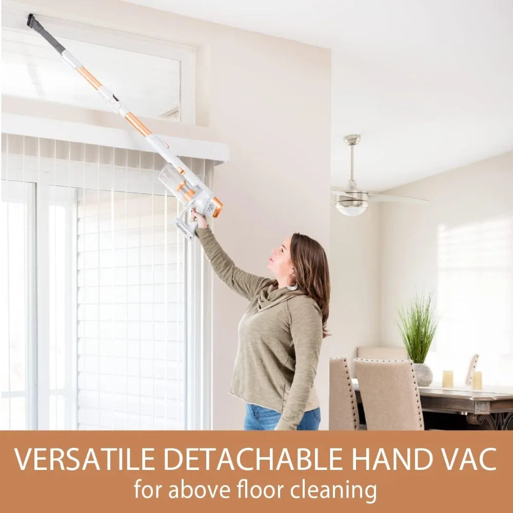 Kenmore DS4030 21.6V Cordless Stick Vacuum with EasyReach Wand, Lightweight Cleaner with 2-Speed Power Control