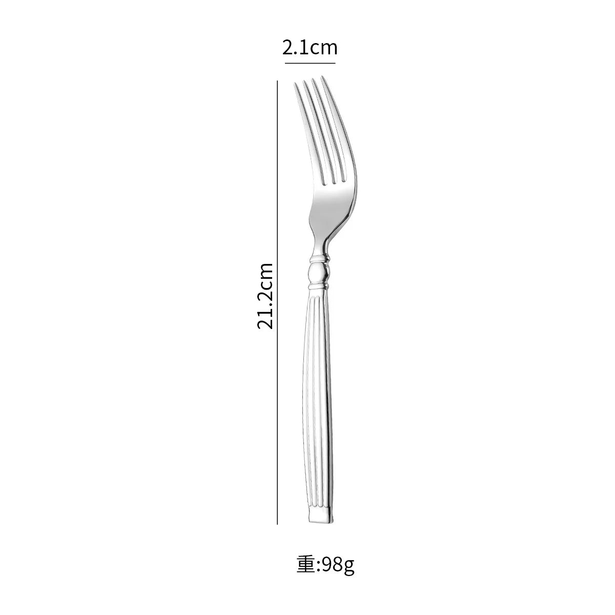 roman column Western Silver Cutlery Set Elegant Striped Handle Tableware Stainless Steel 304 Knife Fork Spoon spoon and fork set