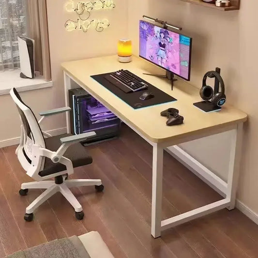 Folding computer desk, solid wood desk, office desk, student study desk, 80/100cm, available in two sizes: walnut/oak tables