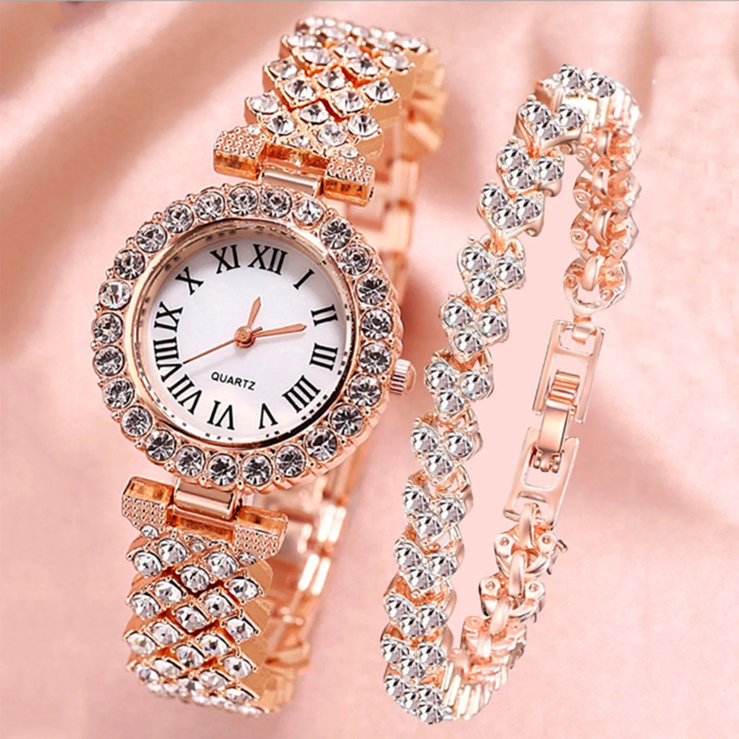 Watch For Women Watches 2025 Best Selling Products Luxury Watch Luxury Brand Reloj Mujer Watch Bracelet Set Diamond Steel Band