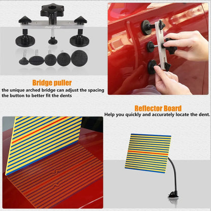 PDR Car Paintless Dent Repair Kit Professional Dent Remover tools  Auto Dent Repair Puller Dint Hail Damage Tool