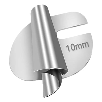 Sewing Scroll Hemmer Foot Universal Hemming Puller Tube Spiral Presser Foot Stainless Steel DIY Crafts Sewing Tools Accessories