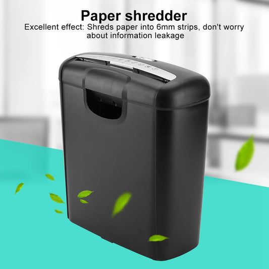 Small Shredder Grinder For Office Household Paper Cutter Mini Gear Electric Automatic Bill Shredder Office Electronics