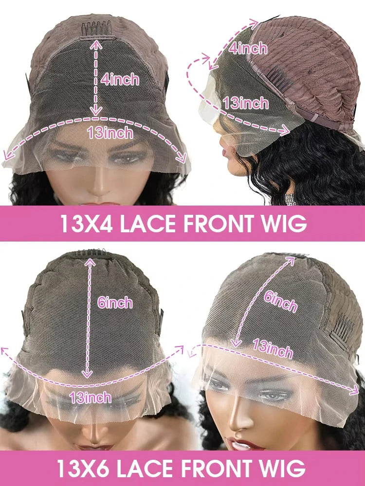 220 Density 40 44 Inch13x6 HD Bone Straight Lace Frontal Human Hair Wigs Brazilian Black 360 Full Lace Wig For Women Preplucked