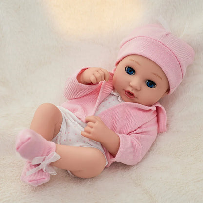 13inch Realistic Reborn Dolls Cute Soft Body Blink Doll Real Life Baby Dolls With Accessories For 3+ Year Old Girls Gifts