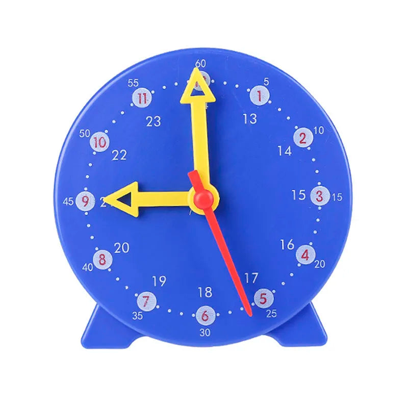 Children Montessori Clock Early Education Toys Hour Minute Second Cognition Colorful Clocks Toys Kids Time Teaching Aid