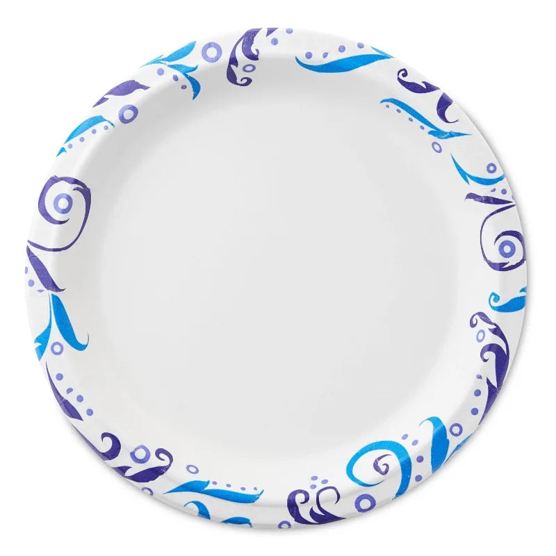 300 Everyday 8.5" Disposable Paper Plates for Party Parties