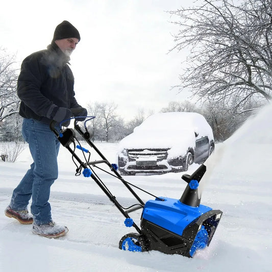20 Electric Snow Blower 15-AMP Corded Snowblower with LED Headlights 180 Rotating Chute 30FT Throwing Distance 10 Depth Clearin