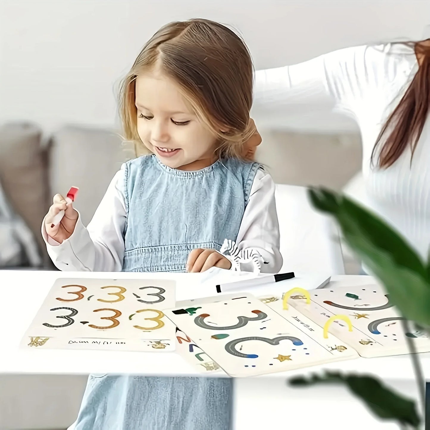 Reusable Pen Control Training Book for Children Magical Tracing Workbook Montessori Educational Calligraphy Practice Copybook