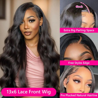 30 32 Inch Wear Go Glueless Wig Body Wave Human Hair Wigs  7x5 6x4 5×5 HD Lace Closure Wig Pre Plucked Pre Cut Human Hair Wigs