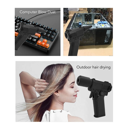 Electric Air Duster 180W 200000 RPM Jet Dry Blower Stepless Speed Type For Cleaning Outdoor Equipment Computers Keyboards