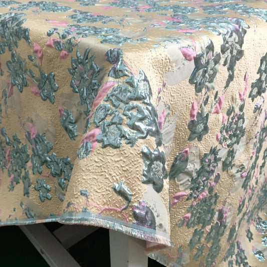 Kalume 2025 African Gilding Jacquard Fabric High Quality Brocade Lace Fabric Ship From U.S. for Sewing Party Women Dress F4406