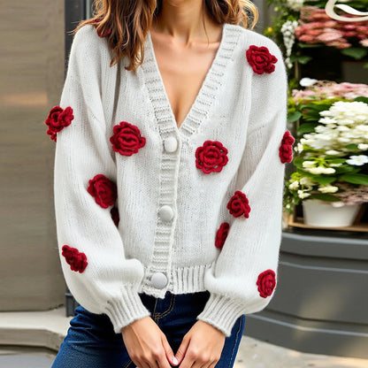 Fall Clothes Women'S Fashionable Long-Sleeved Button Top Sweater Pulls Femmes Tendances 2025 Ropa De Mujer Women Clothes