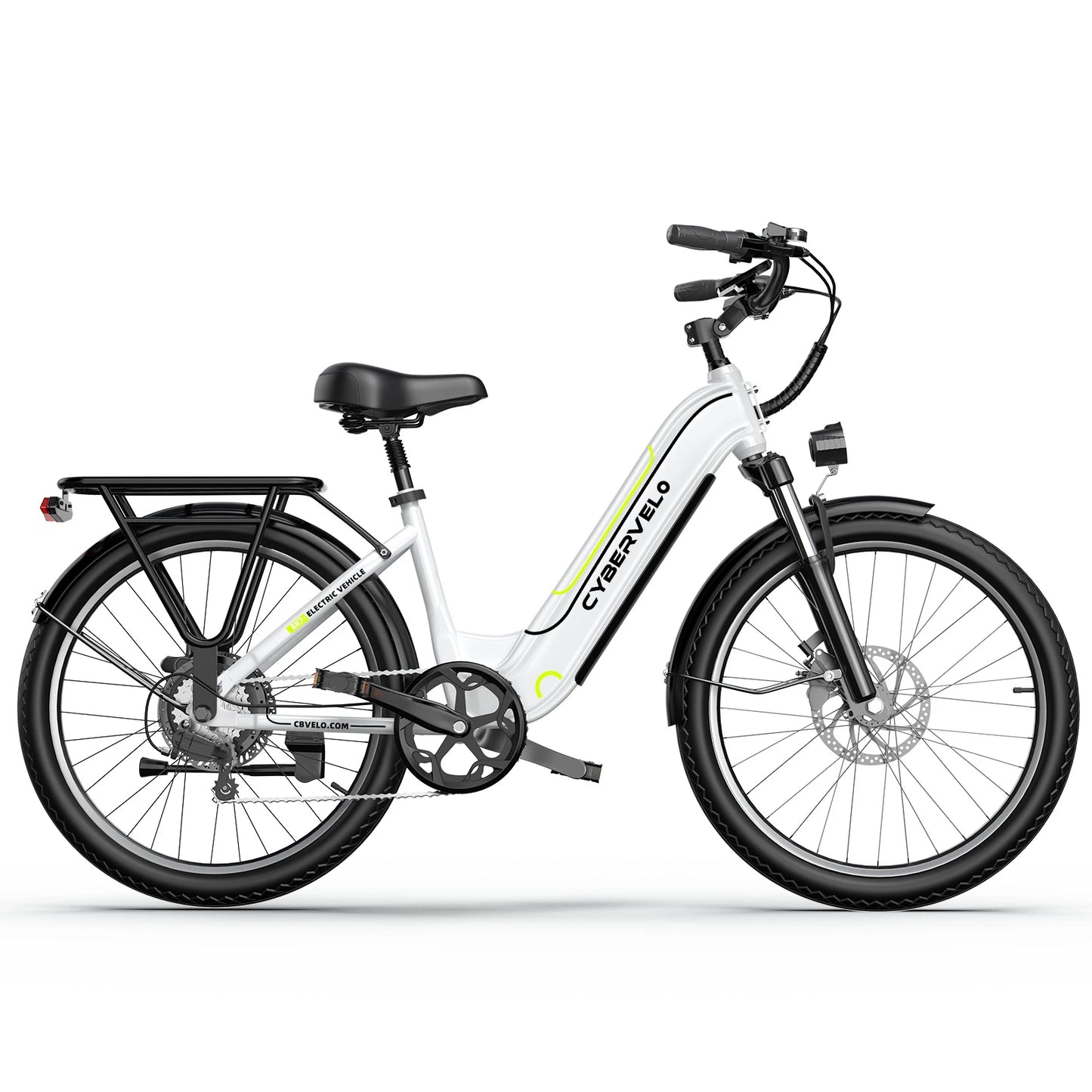 26" Electric E Bike with 7-Speed,1000 Peak Electric Bike for Adults,up 80 Miles Removable Battery Ebike, Adult Electric Bicycles