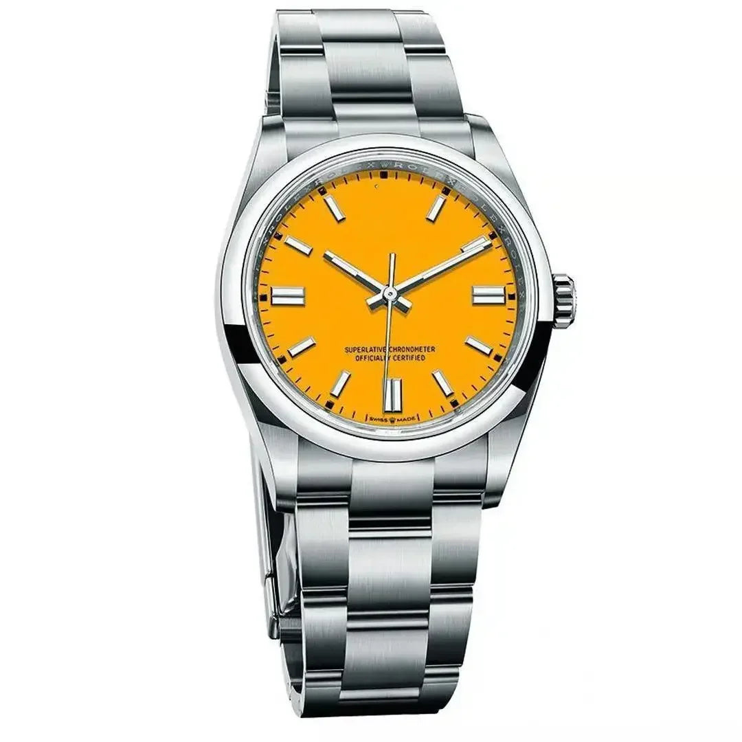 36MM/39mm Sapphire NH35 Mechanical WristWatch Sterile Oyster Strap 10Bar Luminous Sport Automatic Watch for Men