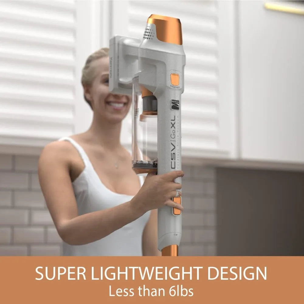 Kenmore DS4030 21.6V Cordless Stick Vacuum with EasyReach Wand, Lightweight Cleaner with 2-Speed Power Control