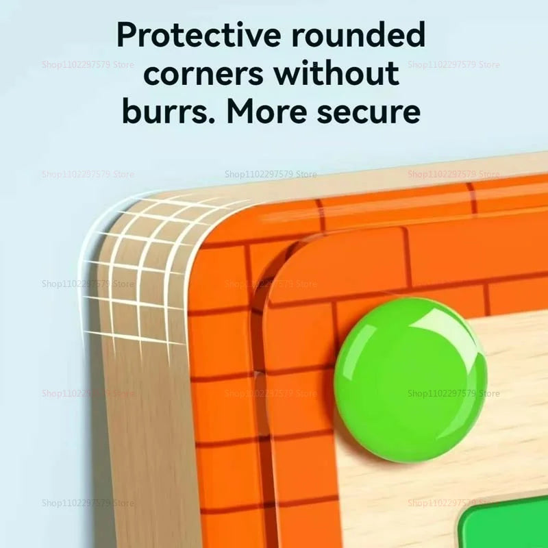 Children's Magnetic Maze Walking Ball Baby Concentration Training Writing Logic Thinking 3-4 Year Old Early Education Puzzle Toy