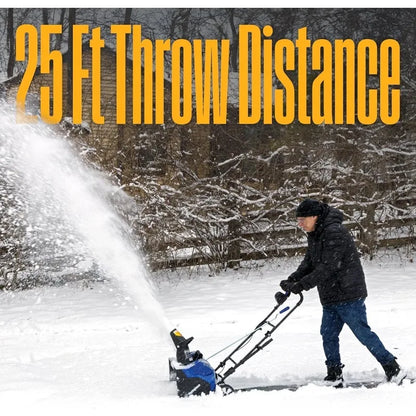48V Brushless Snow Blower Kit | 18in Steel Auger & LED Light | 25ft Snow Throwing Distance | Snow Joe Compatible