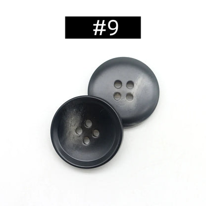 20pcs Resin 4 Holes Buttons Sewing Accessories Size Complete for Clothing Decorative Plastic Buttons Handmade DIY