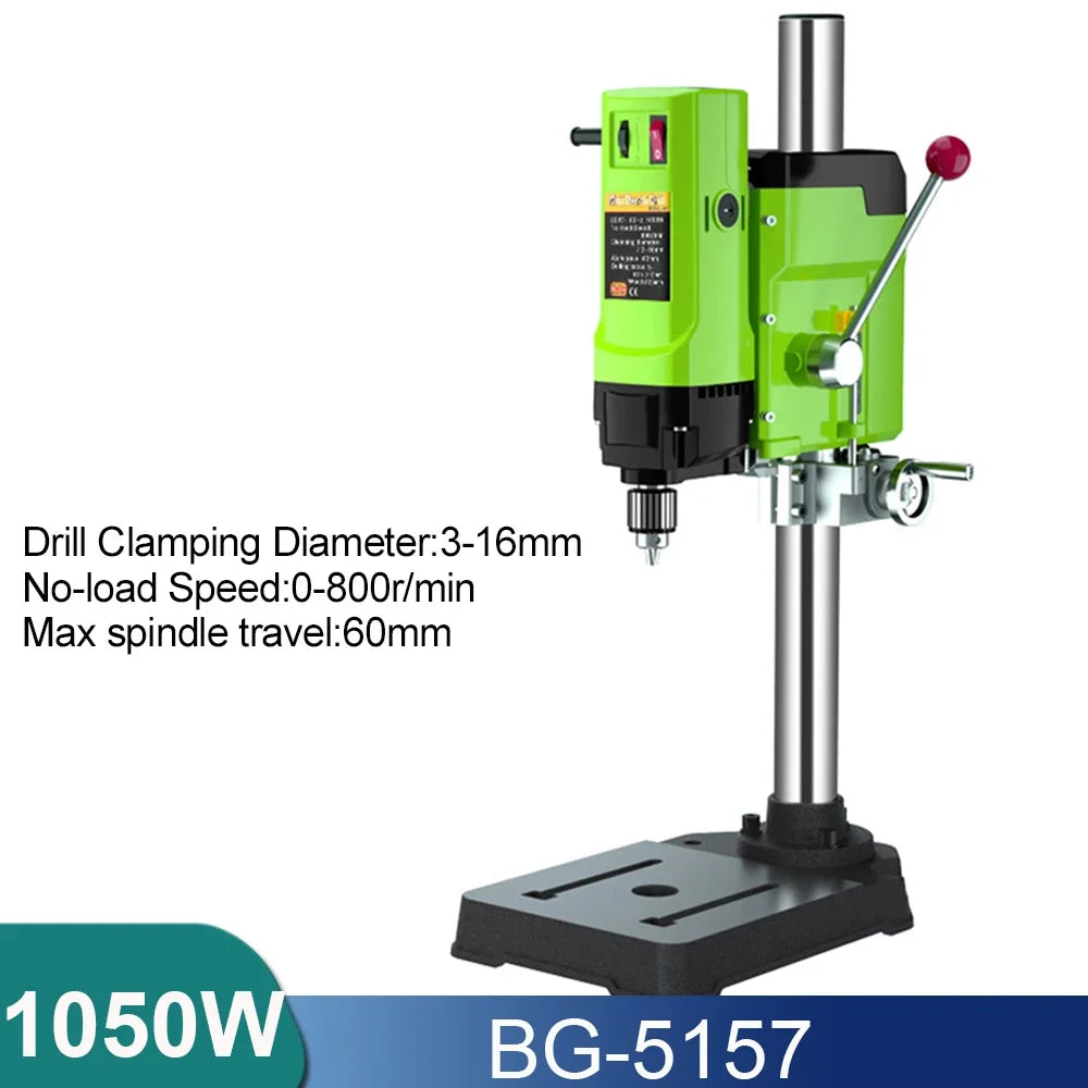 ALLSOME Mini Bench Drill Bench Drilling Machine Variable Speed Drilling Chuck 1-16mm For DIY Wood Metal Electric Tools