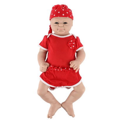 IVITA Silicone Reborn Doll Wholesale Realistic Baby Girl Toys Lifelike Newborn Baby Painted Dolls for Children Christmas Gift