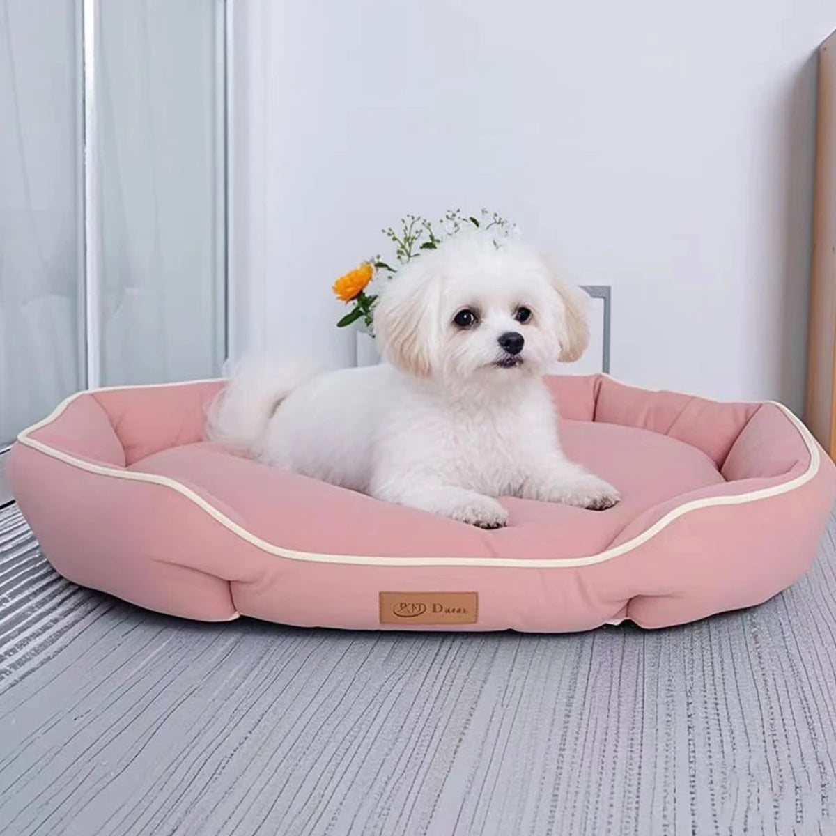 B-Square All Seasons Small Dog Bed Anti-slip Sleeping Cat Bed Breathable Soft Dog Bed for Medium Dog Cushion Pet Bed for Cat
