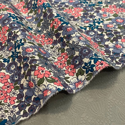 145x50cm New Floral 100% Cotton 40S Like Liberty Fabric Digital Printing For Sewing Cloth Dresses Skirt Kids Designer Handmade